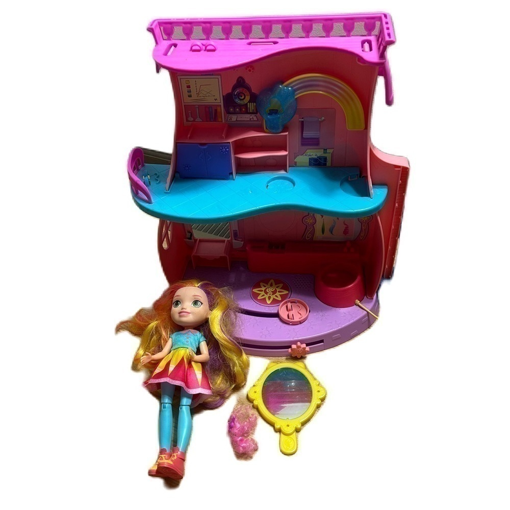 Nickelodeon Sunny Day Hair Salon W/ Doll Figures Hair Accessories Kids Toy